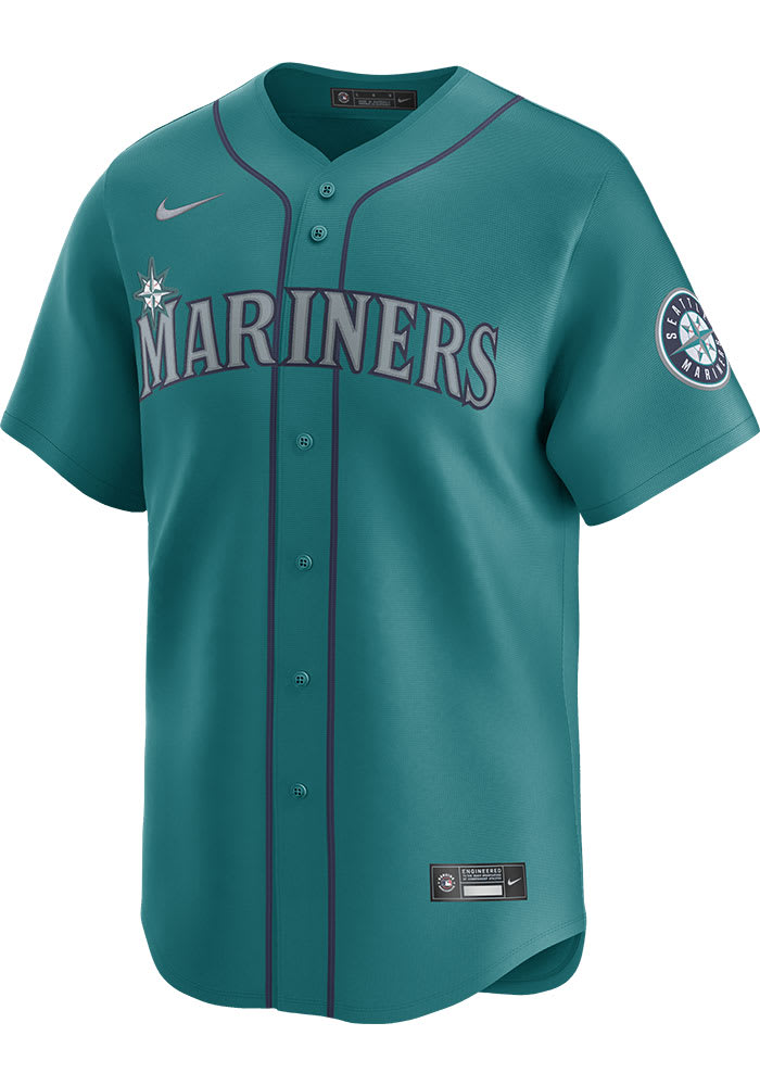 Nike Seattle Mariners Mens TEAL Alt 2024 Limited Baseball Jersey