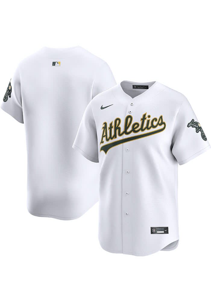 Nike Oakland Athletics Mens WHITE Home 2024 Limited Baseball