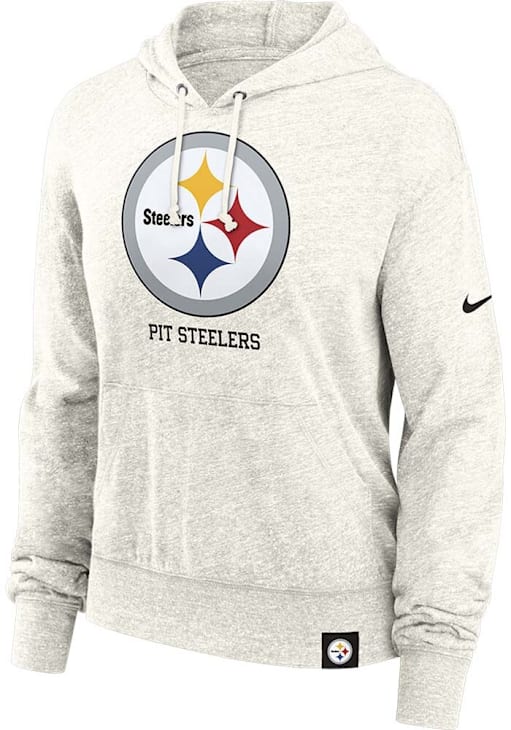 Nike Pittsburgh Steelers Womens WHITE Blitz Vintage Hoodie 173204977