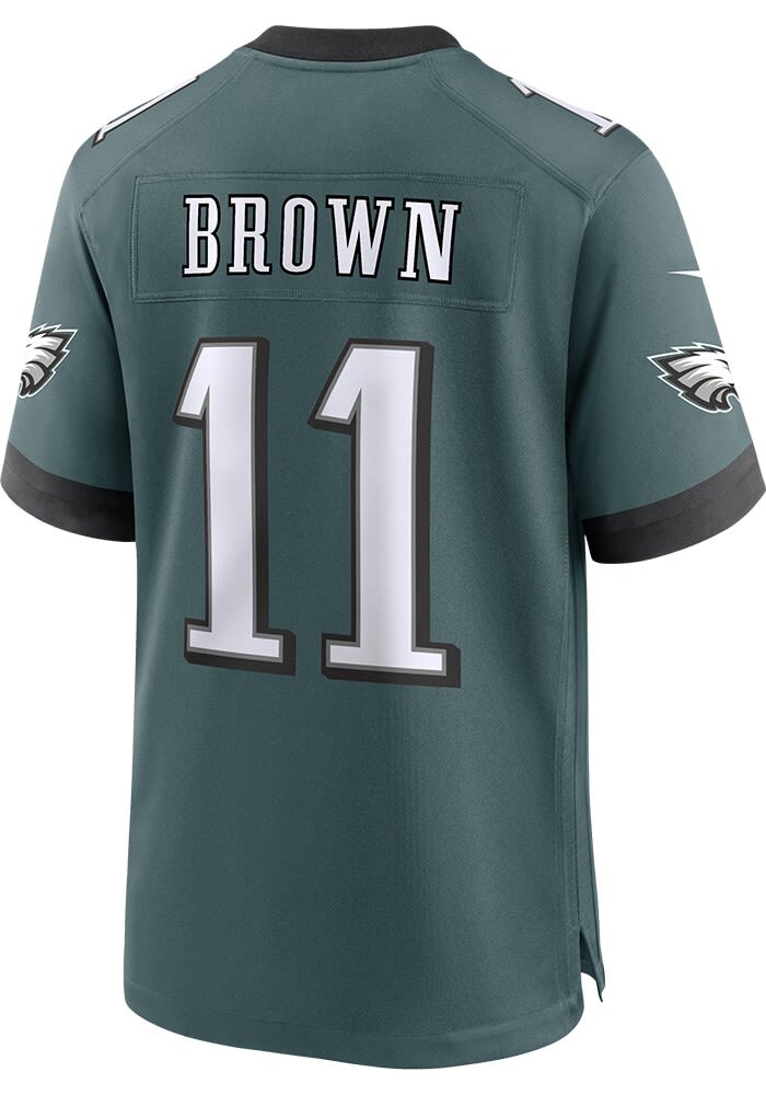 AJ Brown Philadelphia Eagles EAGLESGREEN Home Game Jersey AJ Brown Philadelphia Eagles EAGLESGREEN Home Game Jersey