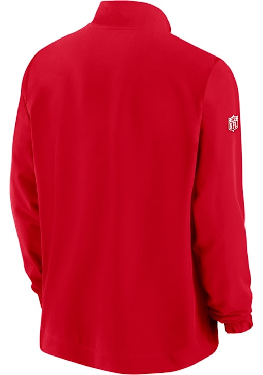 Nike Kansas City Chiefs Mens Red Woven Long Sleeve Full Zip Jacket