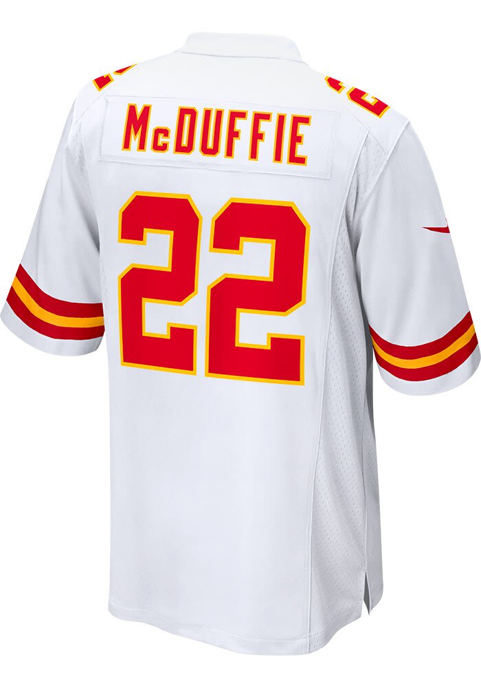 Trent Mcduffie Kansas City Chiefs WHITE Road Jersey - 173205586