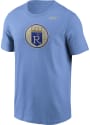 Kansas City Royals Nike Cooperstown Fashion T Shirt - Light Blue