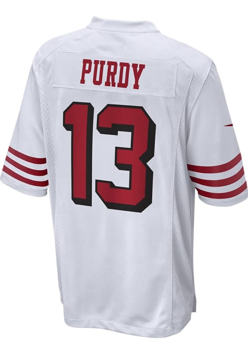 Brock Purdy  Nike San Francisco 49ers White Alt Game Football Jersey