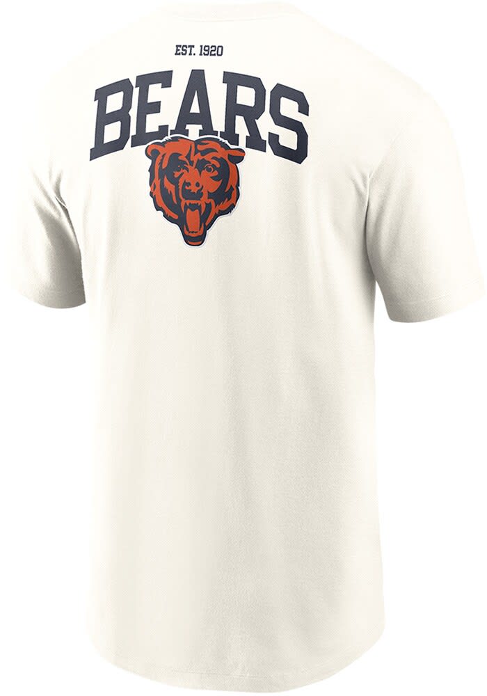 Nike Chicago Bears CREAM Blitz Essential Cotton Short Sleeve T Shirt