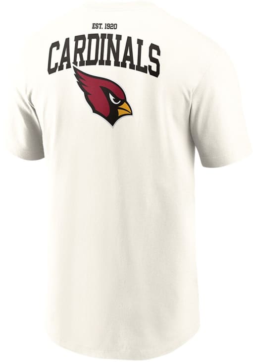 Nike Arizona Cardinals White Blitz Essential Cotton Short Sleeve T Shirt