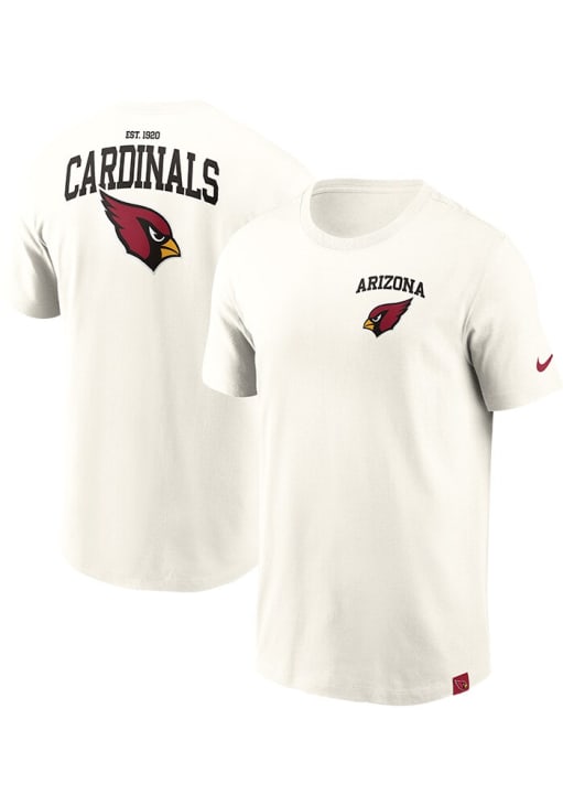Nike Arizona Cardinals White Blitz Essential Cotton Short Sleeve T Shirt