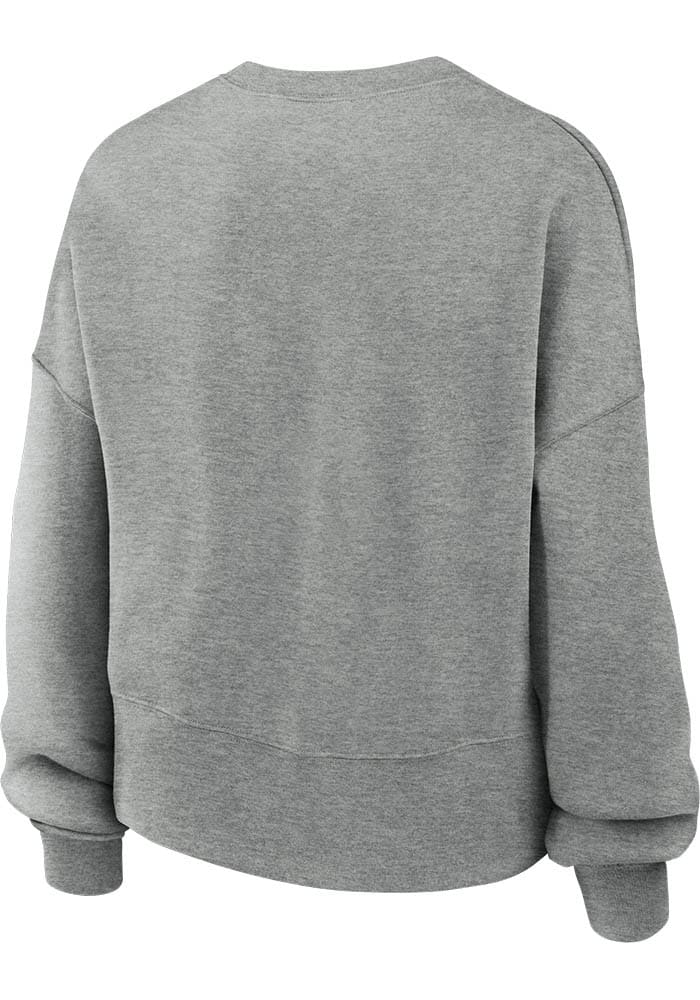Nike Womens GREY Michigan Wolverines Essential Long Sleeve