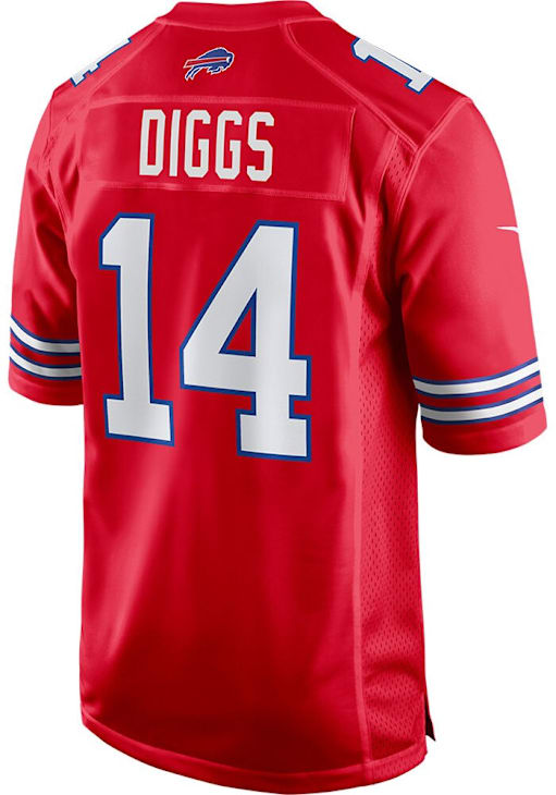 Stefon Diggs Buffalo Bills Red Alt Jersey 173205974