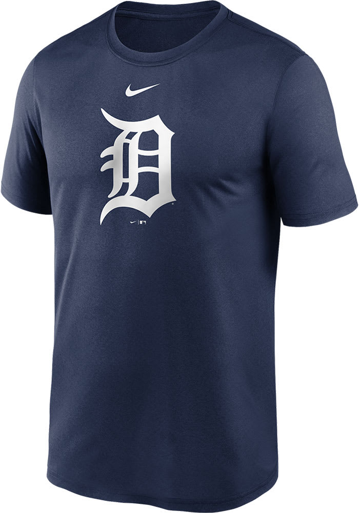 Nike Detroit Tigers NAVY Logo Legend Short Sleeve T Shirt - 17320612