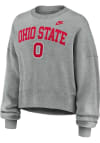 Main image for Nike Ohio State Buckeyes Womens Grey Essential Crew Sweatshirt