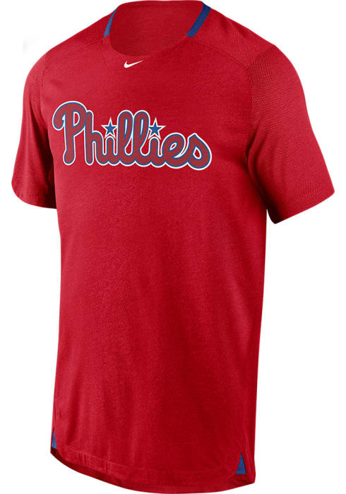 Nike Phillies Breathe Short Sleeve T Shirt