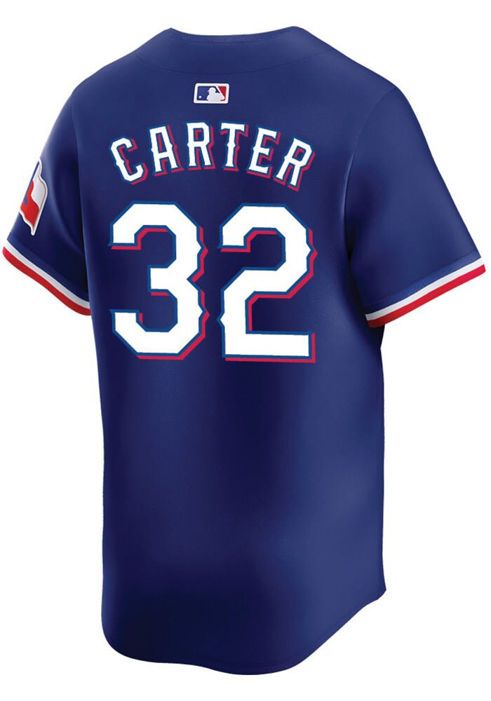Evan Carter Texas Rangers Mens ROYAL Alt 2024 Limited