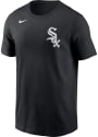 Chicago White Sox Nike Wordmark T Shirt - Black