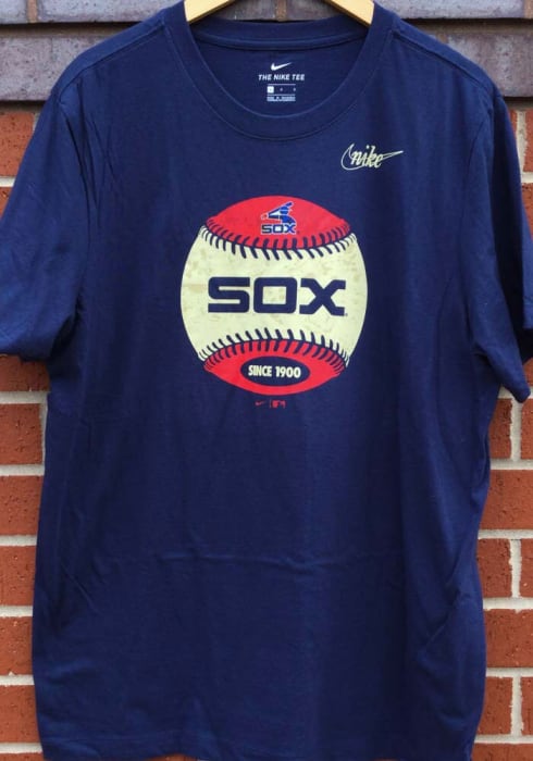 Nike White Sox Coop Baseball Short Sleeve T Shirt