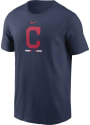 Cleveland Indians Nike Legacy T Shirt - Navy Blue