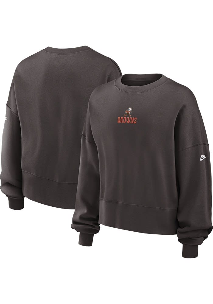 browns sweatshirt nike