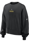 Main image for Nike Pittsburgh Steelers Womens Black Rewind Oversized Crew Sweatshirt