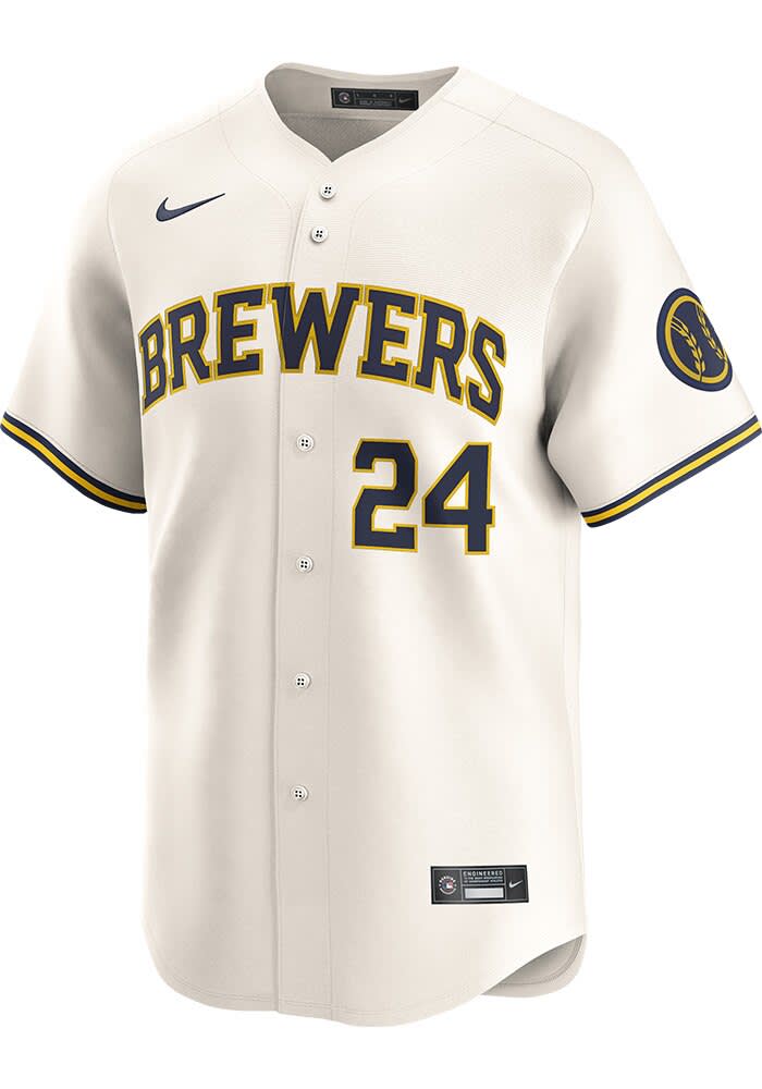 William Contreras Milwaukee Brewers Mens White Home 2024 Limited