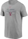 St Louis Cardinals Nike Color Bar T Shirt - Grey
