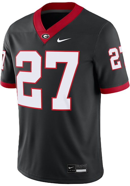 Nick Chubb Georgia Bulldogs BLACK Alternate Game Jersey 173207191