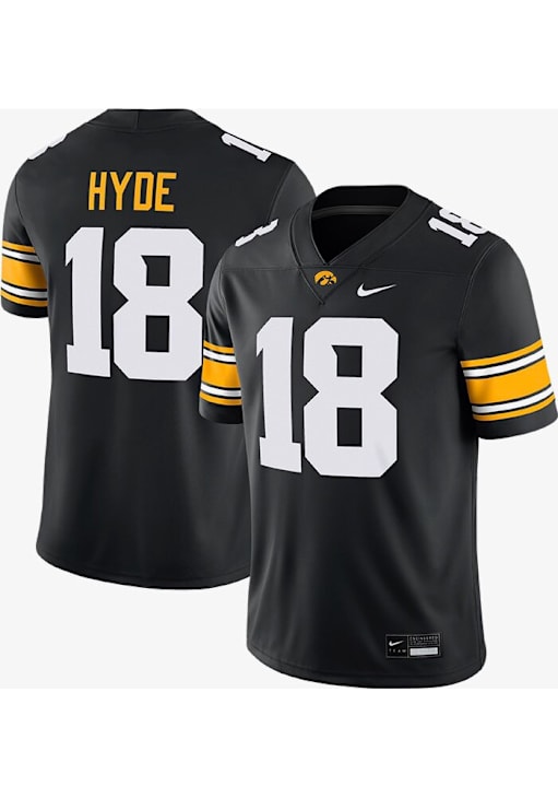 Nike Mens BLACK Iowa Hawkeyes Home Game Jersey 173207207