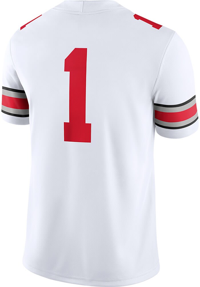 Nike Mens White Ohio State Buckeyes Road Game Jersey - 173207266