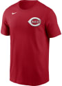 Cincinnati Reds Nike Wordmark T Shirt - Red