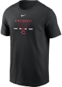Cincinnati Reds Nike Color Bar T Shirt - Black