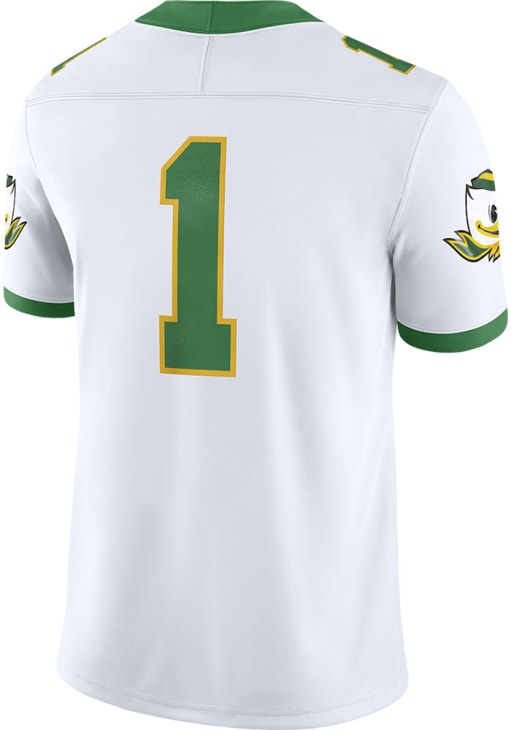 Nike Oregon Ducks White Alternate Game Football Jersey