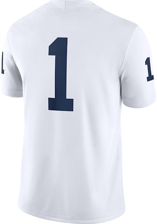 Nike Mens WHITE Penn State Nittany Lions Road Game Jersey 173207339