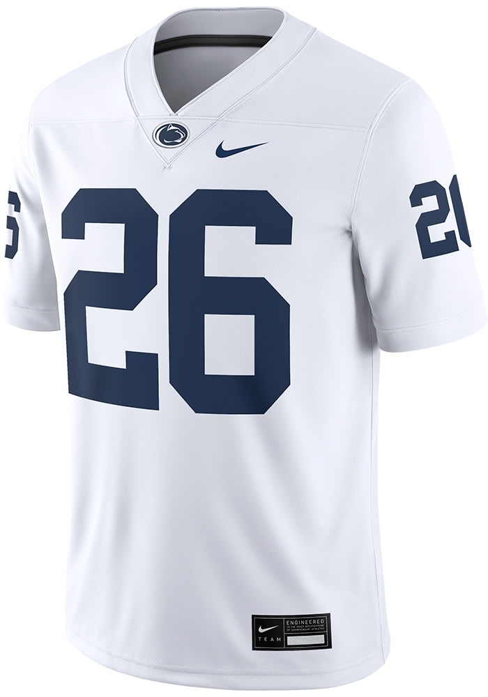 Saquon Barkley Nike Mens White Penn State Nittany Lions Road Barkley 26 Football Jersey