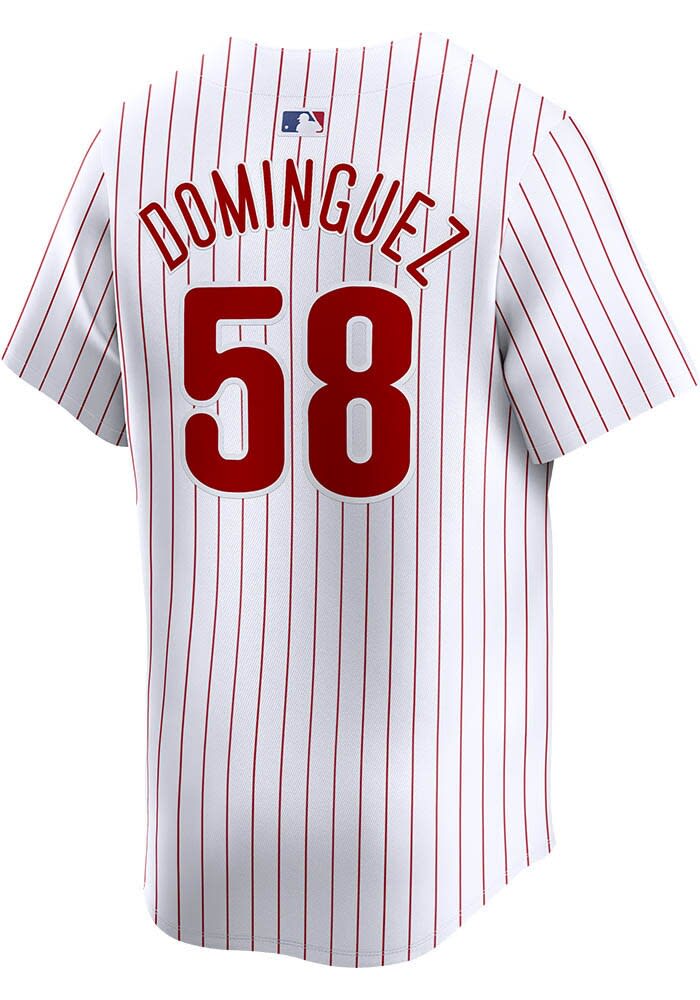 Philadelphia Phillies Seranthony Dominguez buy Nike Game Issued Road Jersey