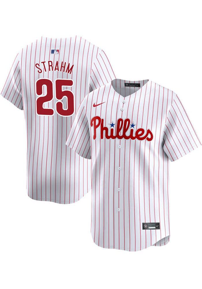 Matt Strahm Philadelphia Phillies Mens Home Limited Baseball Jersey White