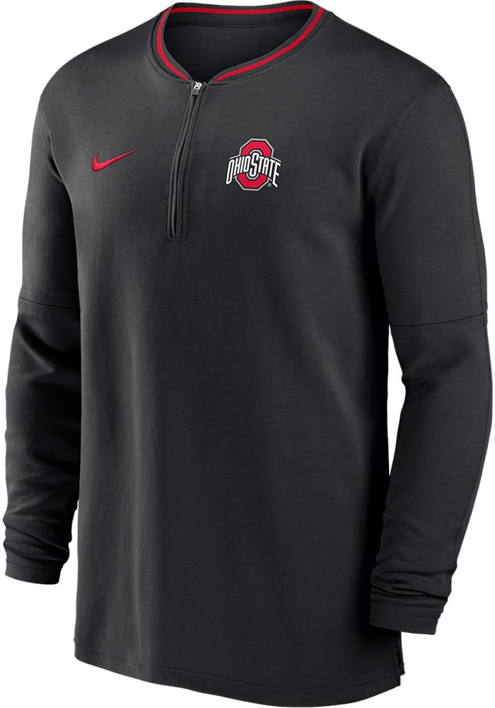 Nike Ohio State Buckeyes Mens BLACK Sideline Coach Pullover