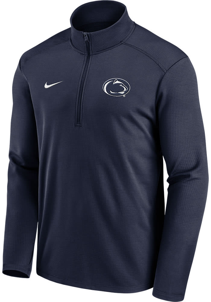 S PENN STATE ネイビープルオーバー Penn State Block S Embroidered Quarter Zip Sweatshirt Navy