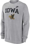 Main image for Mens Iowa Hawkeyes Grey Nike Legacy Arch Crew Sweatshirt