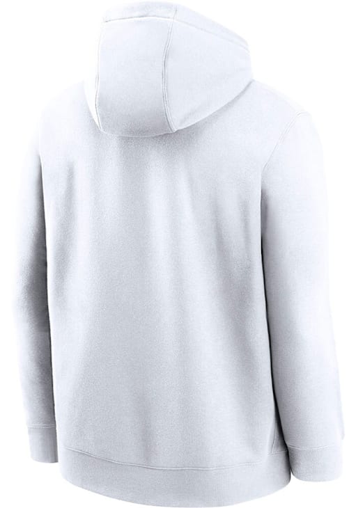 Nike Georgia Bulldogs Mens White Legacy Club Long Sleeve Hoodie