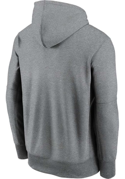 Nike Michigan Wolverines Mens Grey Jordan Primary Endzone Hood