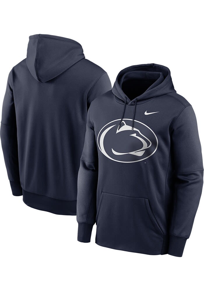 Nike Mens NAVY Penn State Nittany Lions Primary Endzone Hoodie