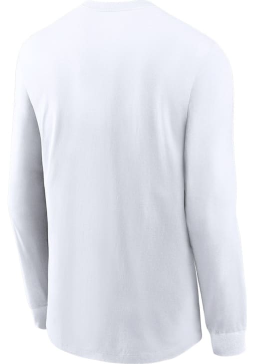 Nike Ohio State Buckeyes White Two Hit Long Sleeve T Shirt