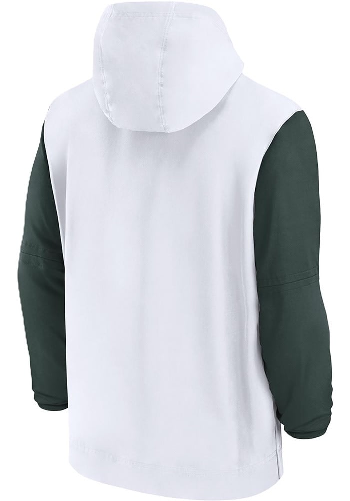 Nike Mens WHITE Michigan State Spartans Pre Game Player - 173209065