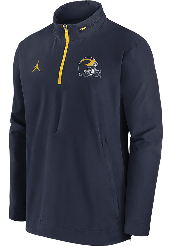 Jordan michigan lockdown 1/4 zip windbreaker. Small cheapest