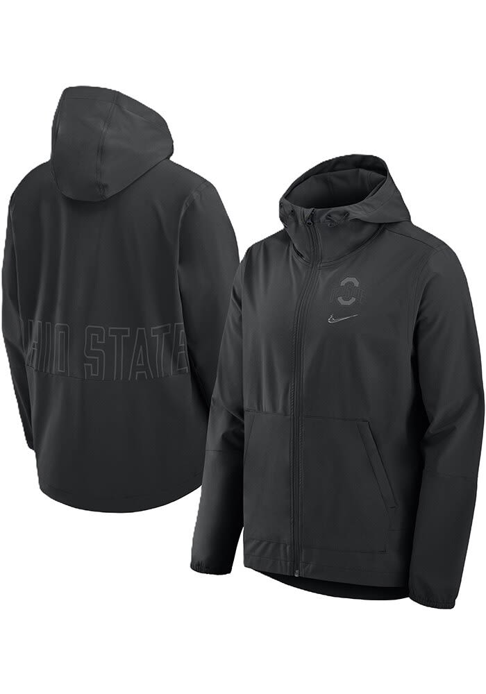 Nike Ohio State Buckeyes Mens BLACK Performance Medium Weight