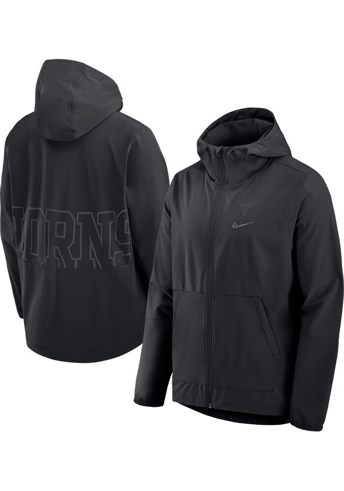ウォームアップウェア NIKE Texas Longhorns Youth Nike Texas Longhorns Therma Long Sleeve Quarter Zip