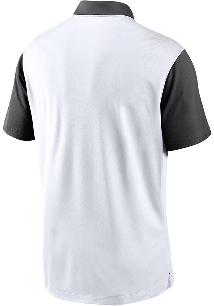 Nike Mens WHITE Ohio State Buckeyes Vapor Short Sleeve Polo