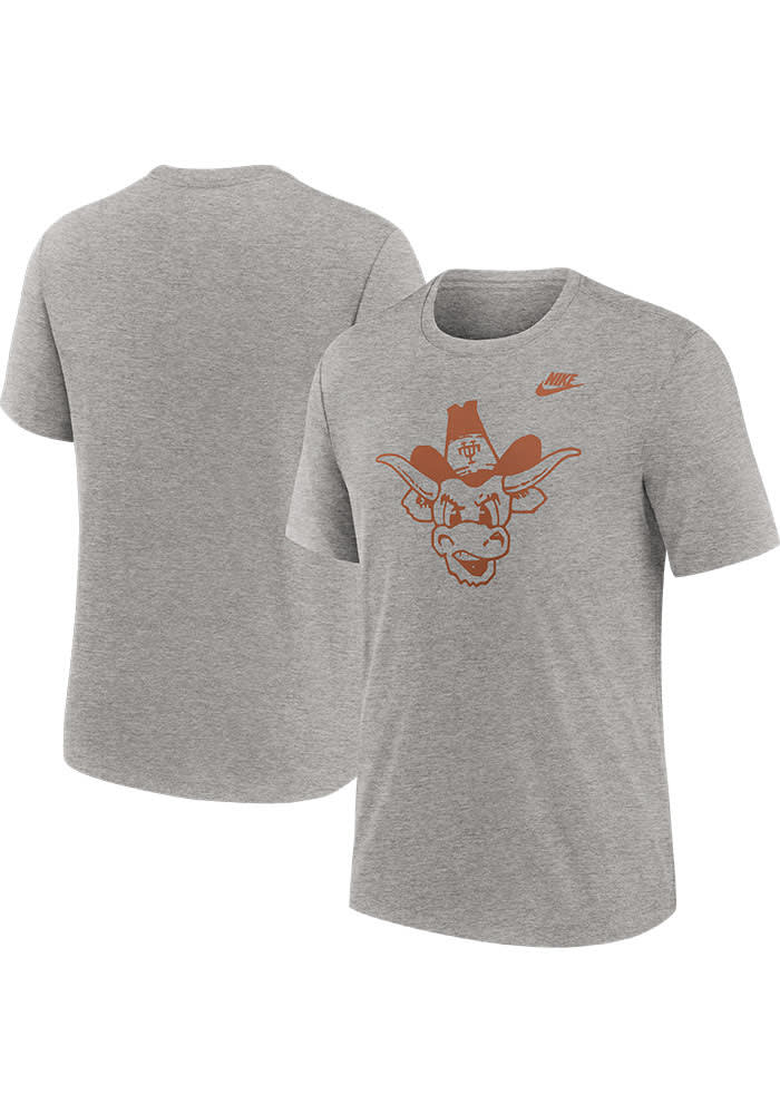 Nike Texas Longhorns Dark Grey Heather Legacy Primary Logo Short