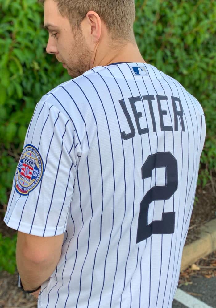 Derek Jeter Yankees Replica HOF Patch Jersey