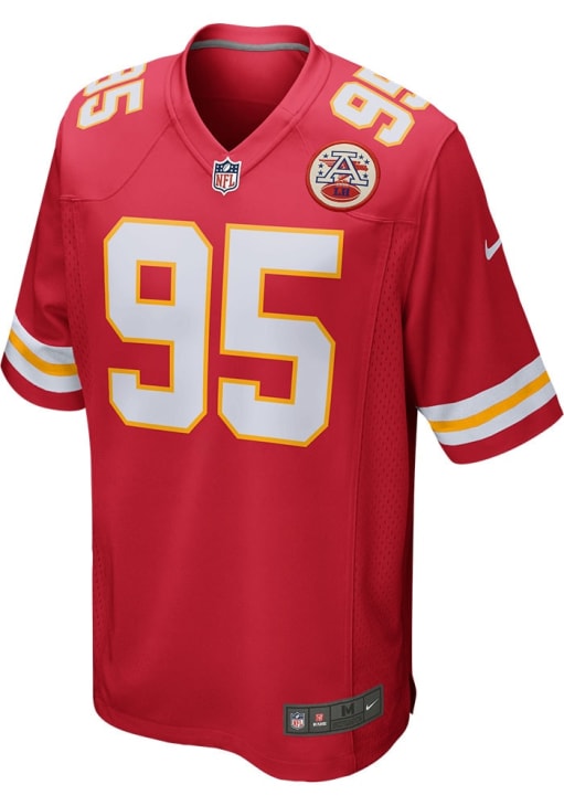 Chris Jones  Nike Kansas City Chiefs Red Home Game Football Jersey