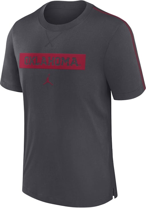 Nike Oklahoma Sooners ANTHRACITE Team Issue Player Jordan Short